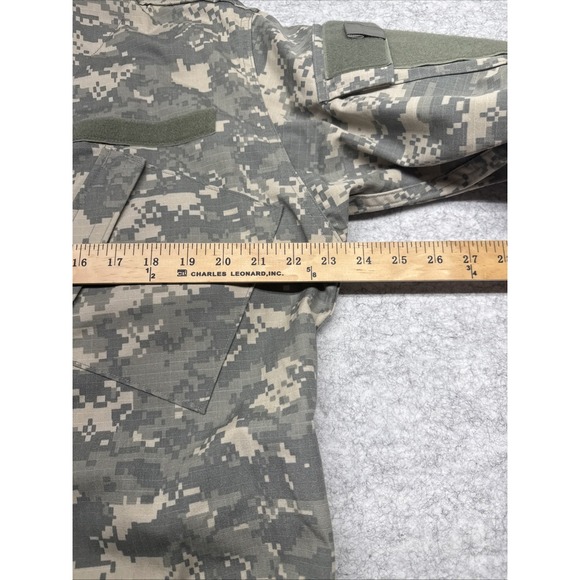 US Army Combat Military Mens Medium Short ACU Field Jacket Digital Camouflage - Picture 3 of 10